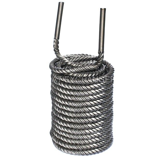 TA1 등급 티타늄 냉각 코일 9.52mm 12.7mm 16mm 19mm 열 전달