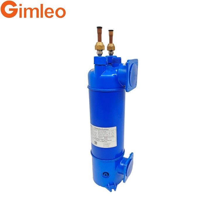 3HP 수영장 열 교환기 MHTA-3 PVC 껍질 / 9.52mm 냉장 장치 출구