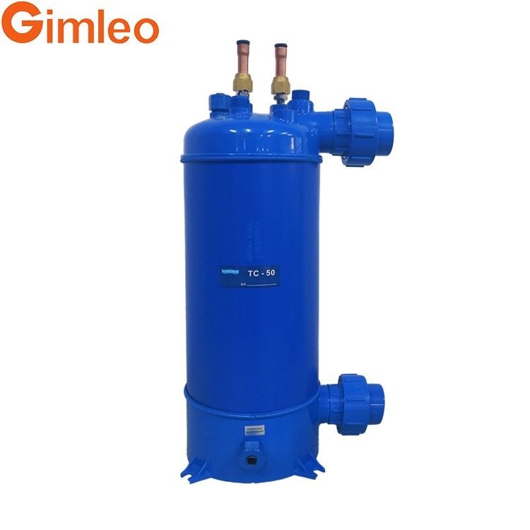1.5 HP R22 티타늄 코일 해수 콘덴서 MHTA-1.5 지속 가능한 / 지속 가능한 냉각