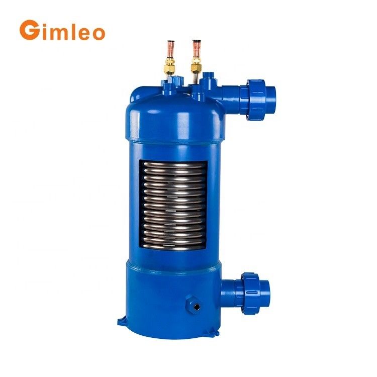 1.5 HP R22 티타늄 코일 해수 콘덴서 MHTA-1.5 지속 가능한 / 지속 가능한 냉각
