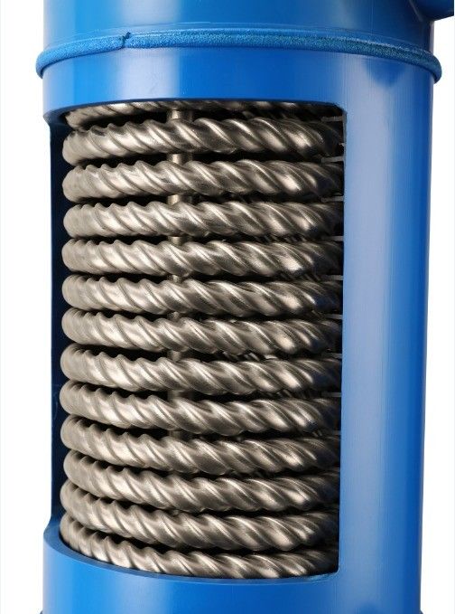 스루브 티타늄 튜브 열 교환기 PVC 껍질 에바포레이터 MHTA-3