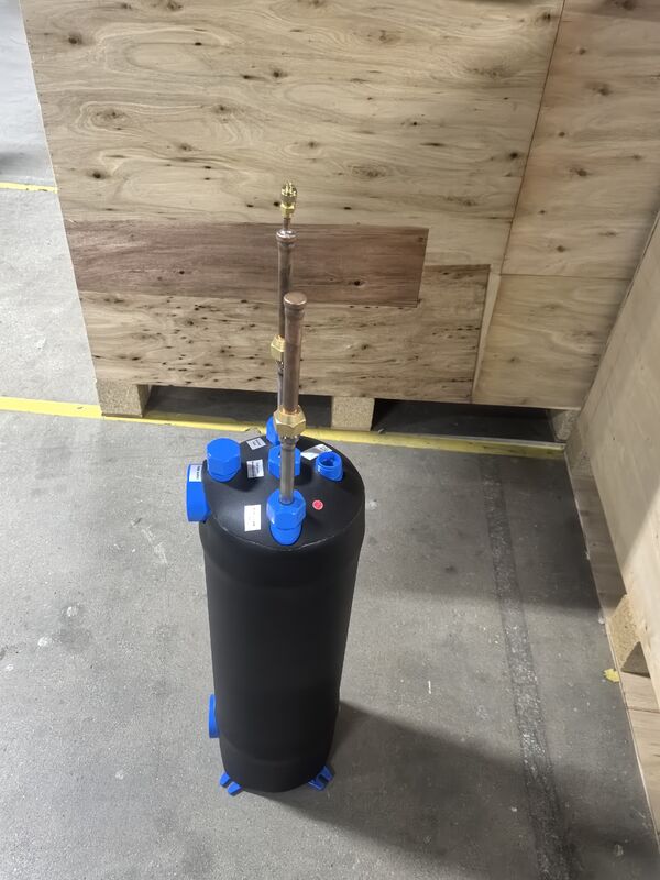 Gimleo 티타늄 TA1 내부 튜브 재질 티타늄 열교환기 MHTA-1.5(NZ) 자동 응축기 또는 증발기 열 성능을 위해 제작