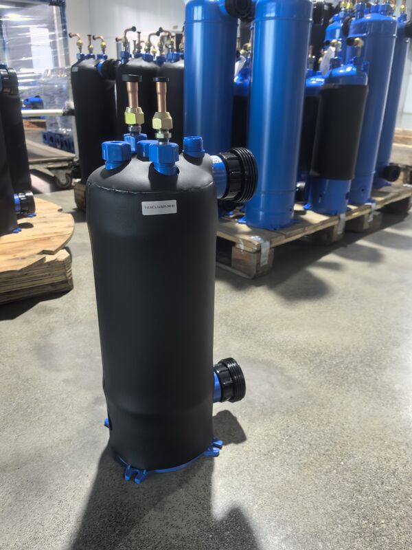 티타늄 튜브 플레이트 냉각기 열 교환기 ETA7.5 PVC 물질 산업 냉각 시스템에 대한 고성질