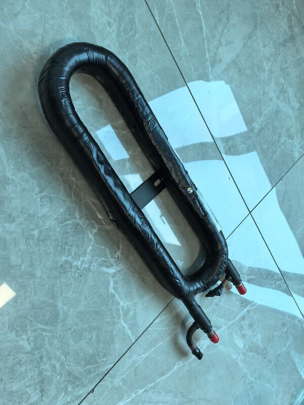 높이 mm 520 동축 열 교환기 냉각물 압력 3.5Mpa를 지원하고 냉각물 R22 R134a R407c R410a 열 전달을 위해 설계