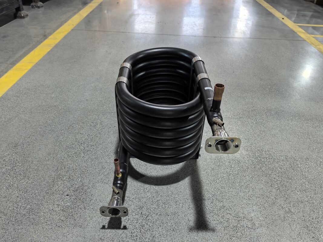 난방 용량 6~300KW 동축 열 교환기 -50~150°C 온도 범위에서 작동하는 열 전달 시스템