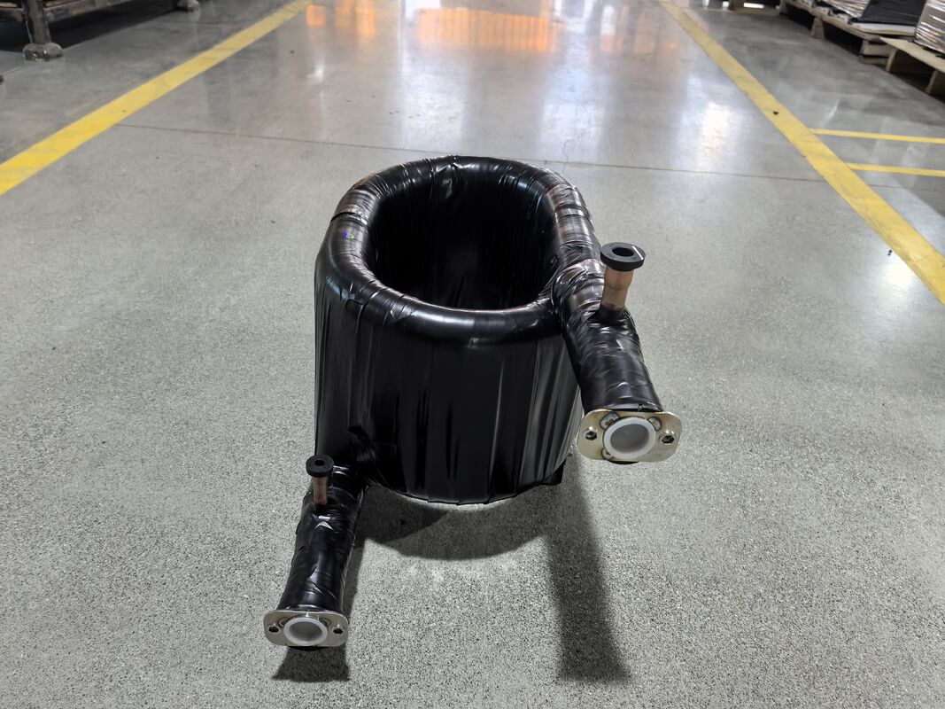 작업 온도 범위 마이너스 50 ~ 150도 HVAC 동축 열 교환기 투브 벽 두께 1.2 ~ 2.0 밀리미터 운영