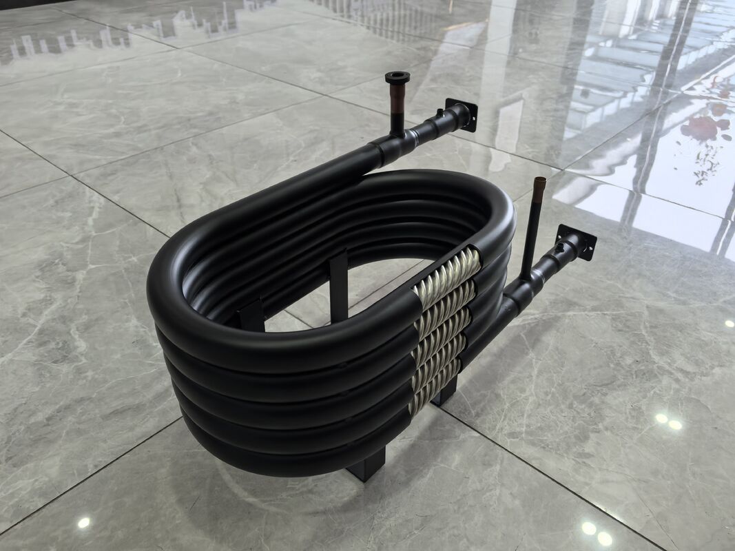 SPHC 스틸 튜브 HVAC 동축 열 교환기, 열 전달 용도로 설계된 나선 회전 구조