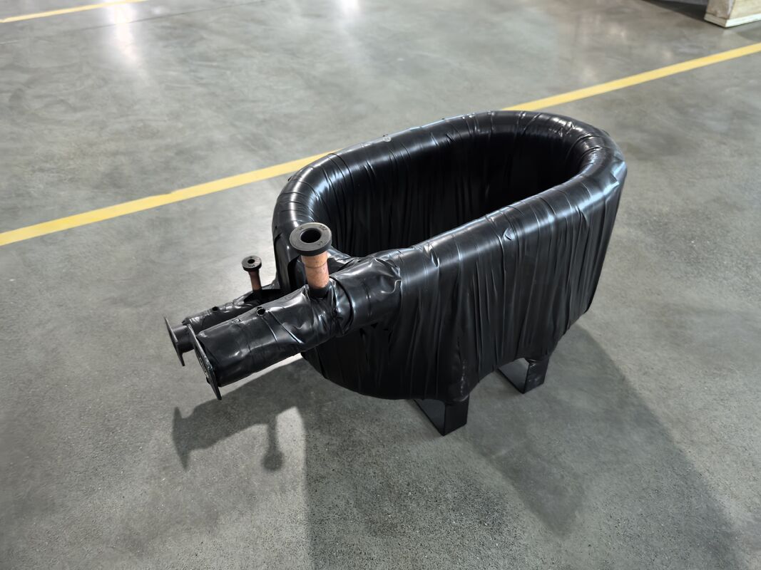 작동 온도 범위 -50°C ~ 150°C 고도 120~1000mm, 폭 140mm의 동축 열 교환기