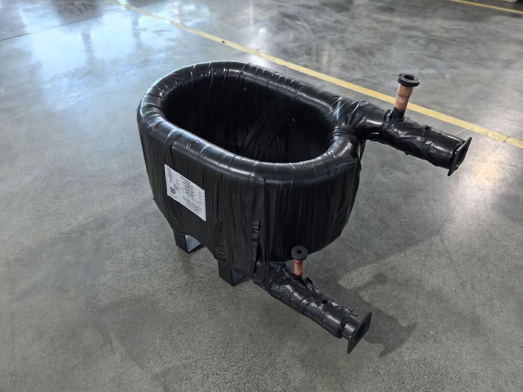 물 시스템 HVAC에 대한 내부 튜브 수퍼 SPHC 스틸 껍질 재료 제공 및 열 솔루션으로 만들어진 동축 열 교환기