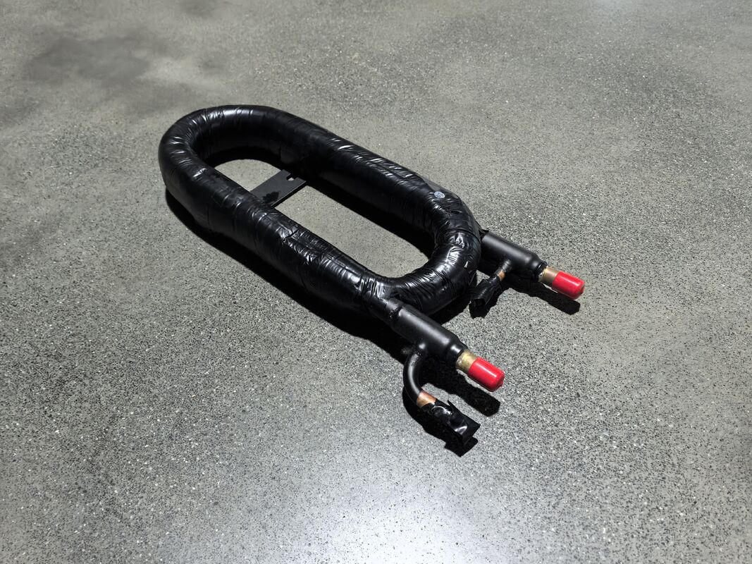 520mm 높이의 동축 열 교환기, 3m3/h의 물 흐름과 다양한 산업용 불순물 액체 처리