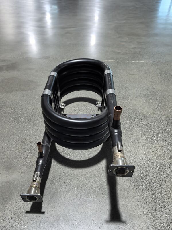 High Corrosion Resistance Coaxial Heat Exchanger with Spiral Twisting Tube Construction for 1.0Mpa Water Side Pressure