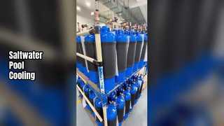 수영장용 바닷물 열교환기
